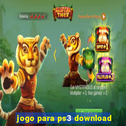 jogo para ps3 download