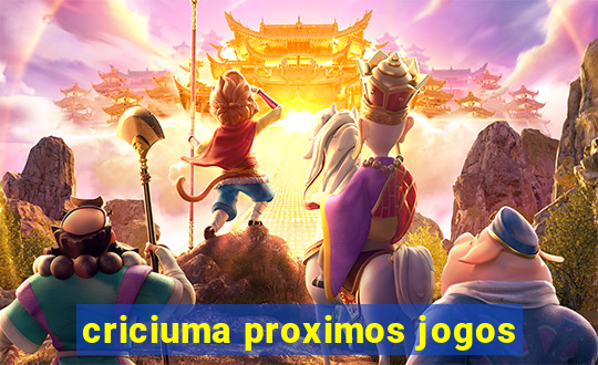 criciuma proximos jogos