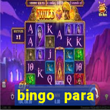 bingo para despedida de solteira para imprimir