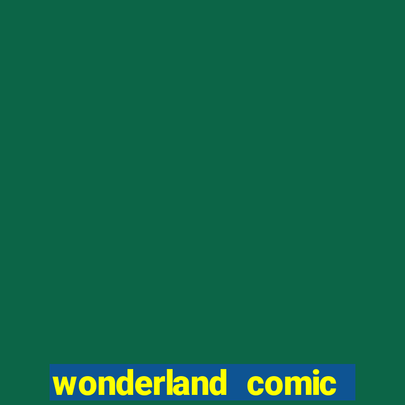 wonderland comic studio alphabet